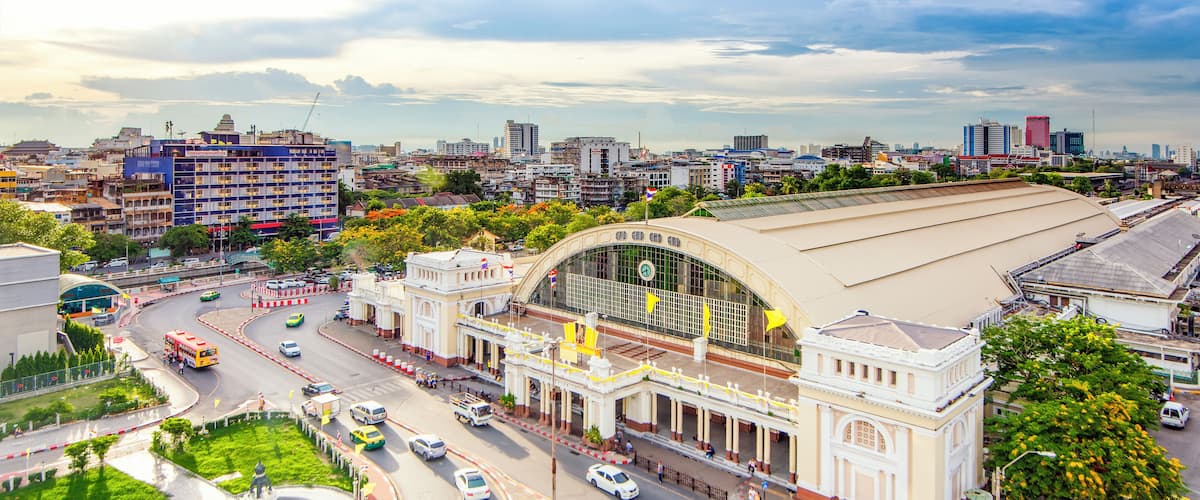 Hua Lamphong Grand Railway Station, Bangkok, Thailand