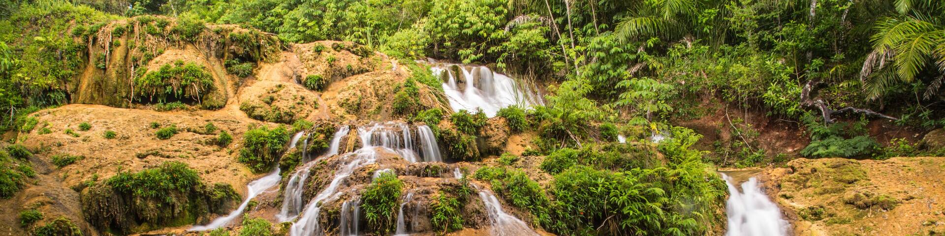 Wasserfall am Rio do Peixe bei Bonito, Mato Grosso do Sul, Brasilien