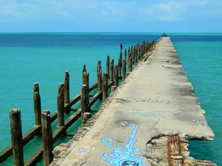 Ruins of the ancient port. Fortaleza, Brasil.