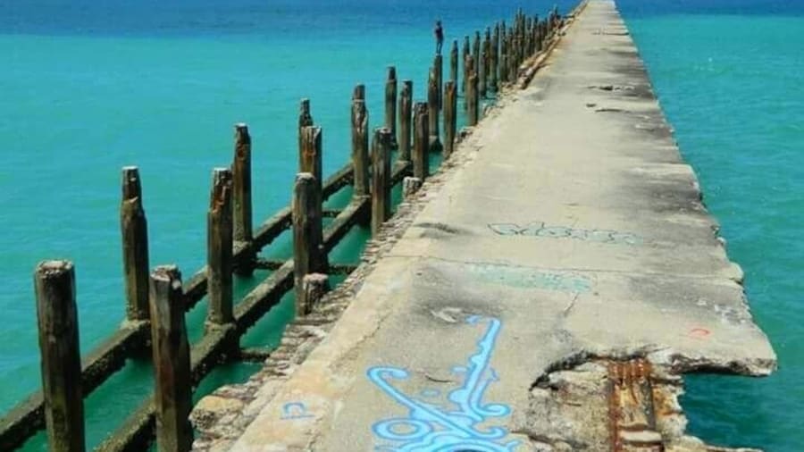 Ruins of the ancient port. Fortaleza, Brasil.