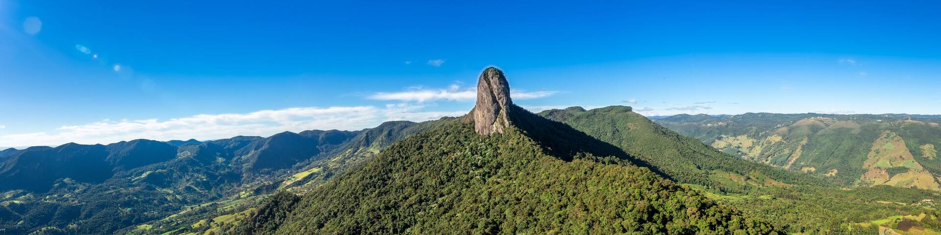 Pedra do Bau, rock mountain peak in Sao Bento do Sapucai, Brazil.