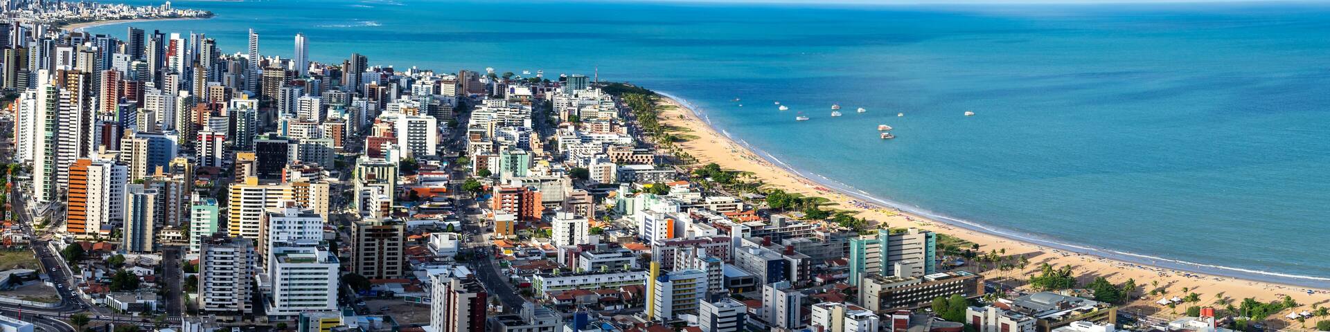 Cities of Brazil - Skyline of João Pessoa, Paraíba state's capital.