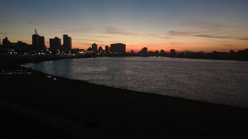 Final de tarde (17h42) no cais da Lapa. Assim é no inverno.