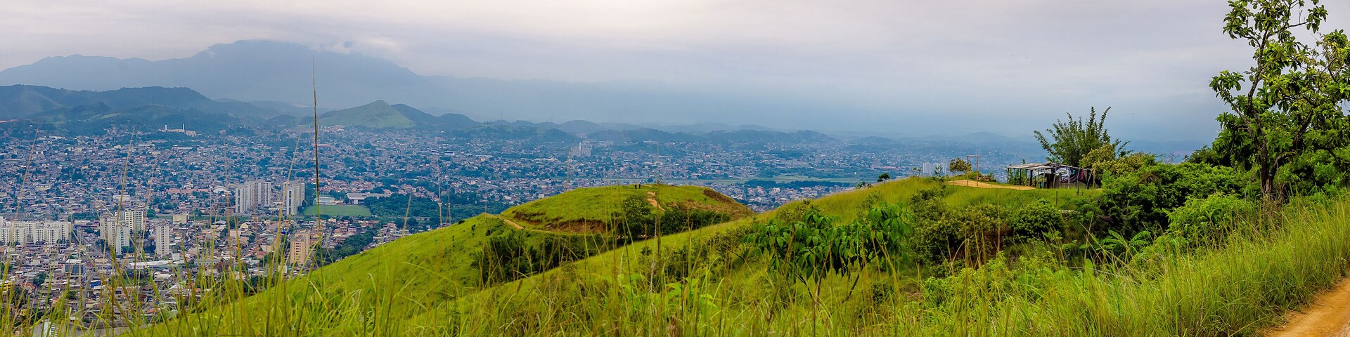 landscape with mountains, Nova Iguaçu, Rio de Janeiro - Brazil