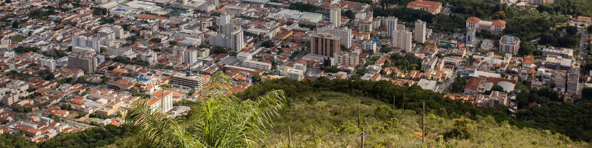 Poços de Caldas, Minas Gerais, Brasil: Vista panorâmica da cidade de Poços de Caldas
