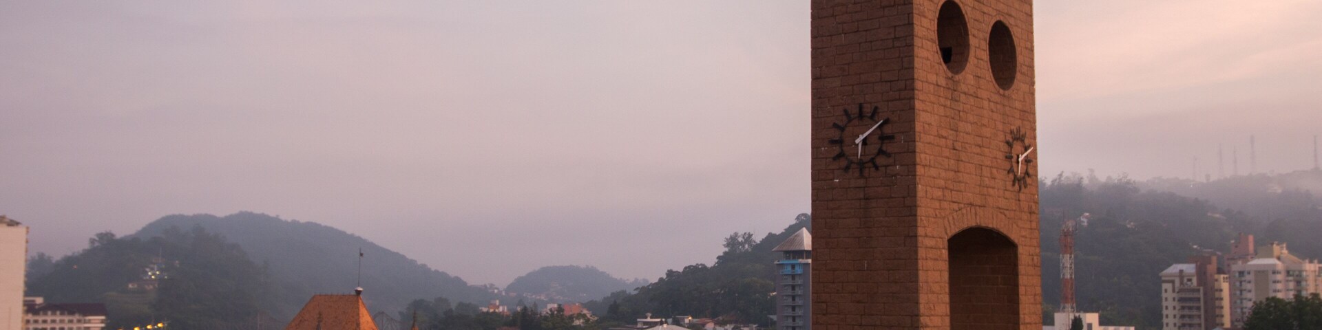 Centro histórico de Joinville, Santa Catarina, Brasil. Traços da imigração alemã na arquitetura.