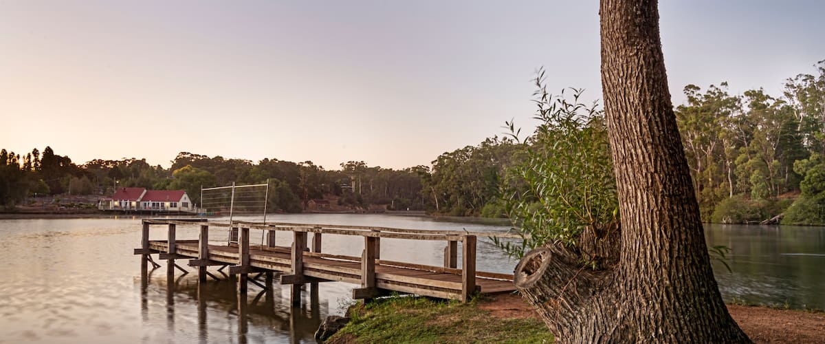 Sunrise at Lake Daylesford, Victoria, Australia