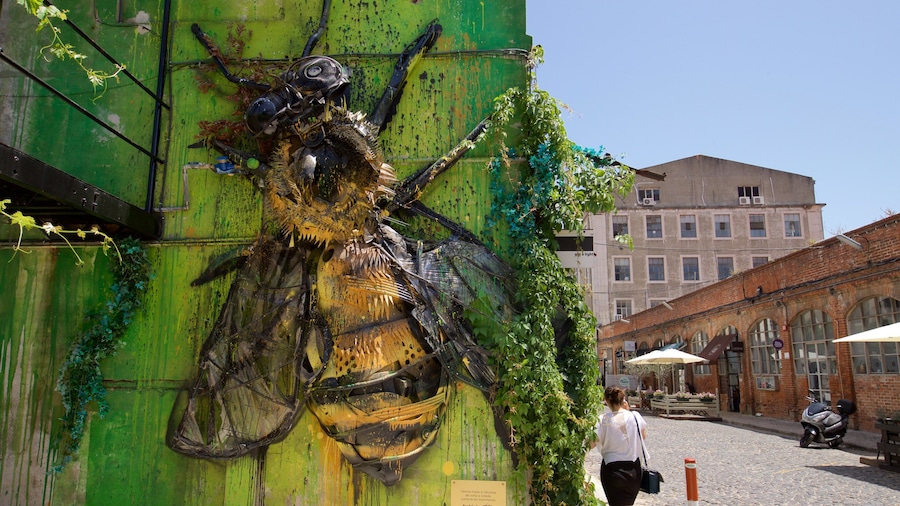 Lisbon District which includes outdoor art
