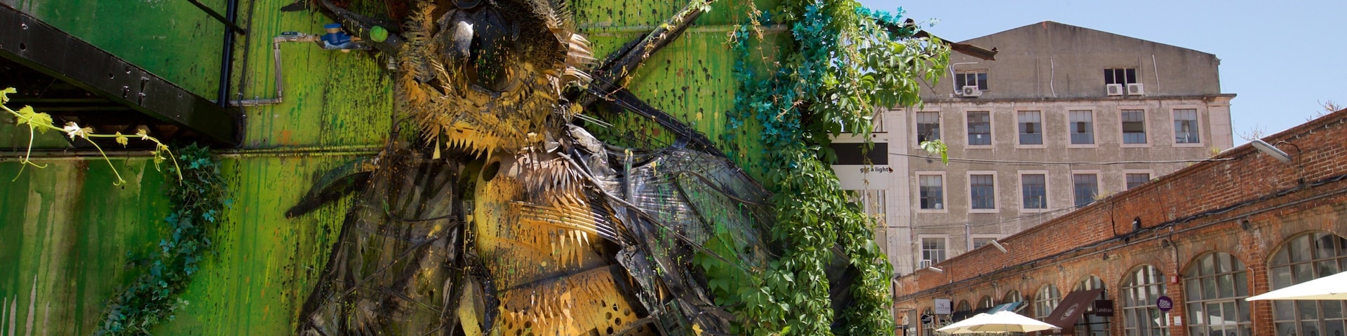 Distrito de Lisboa que inclui arte ao ar livre