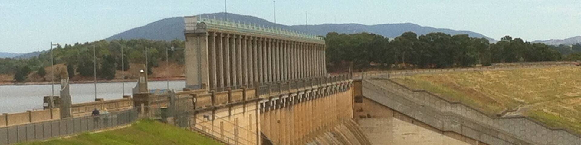 Hume Dam is just a short drive from Albury NSW. A historic site. You can enjoy a walk across the dam wall.