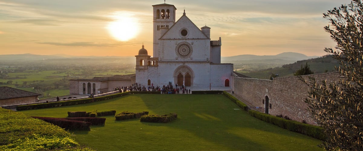 Basilica of San Francesco d'Assisi, Assisi, Province of Perugia, Umbria, Italy
