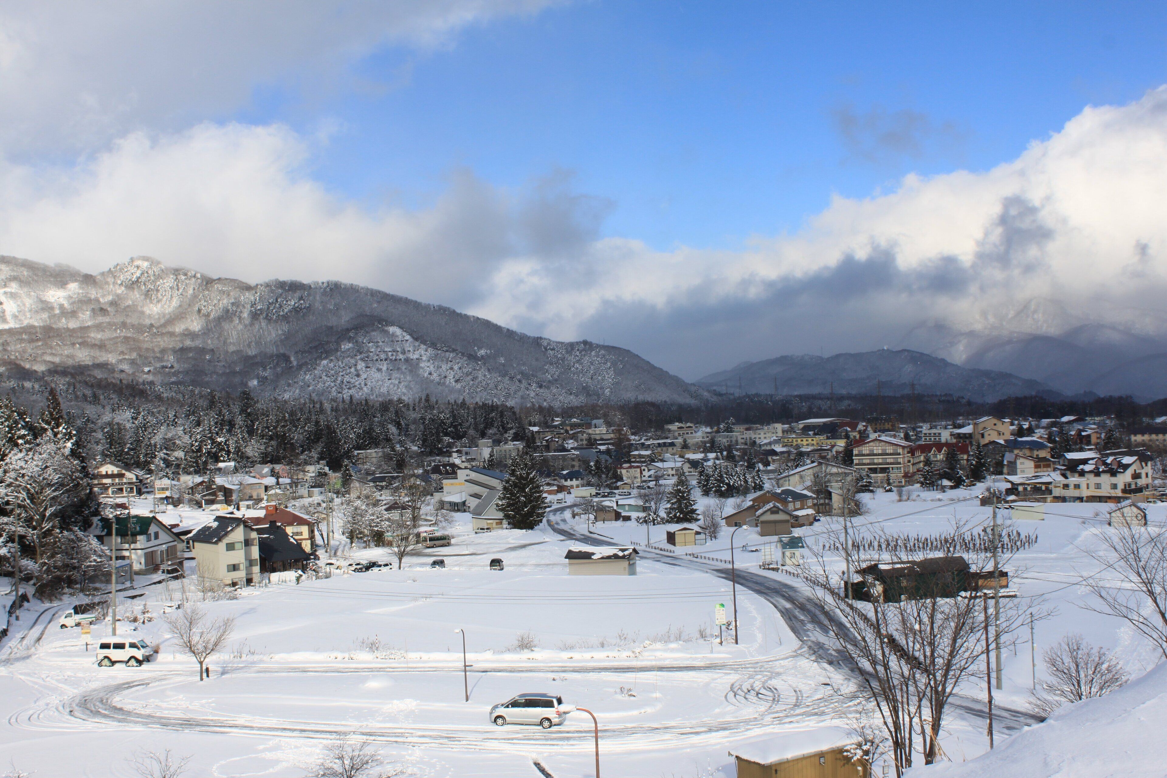 白馬ジャンプ台からの風景