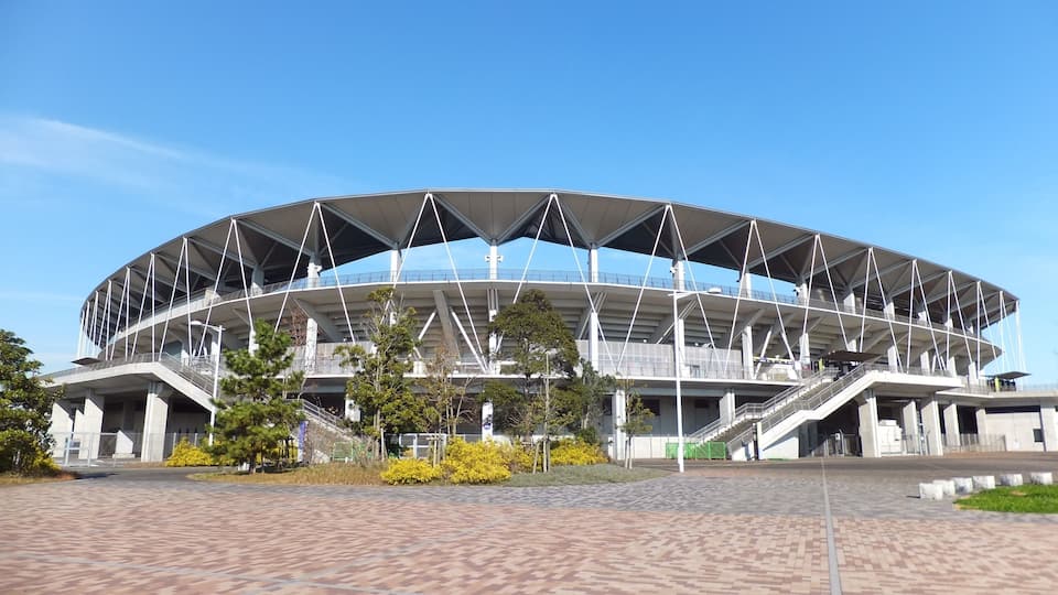 Fukuda Denshi Arena is an association football stadium in Chiba City, Japan. It is used as a home field of the J. League club JEF United Ichihara Chiba.