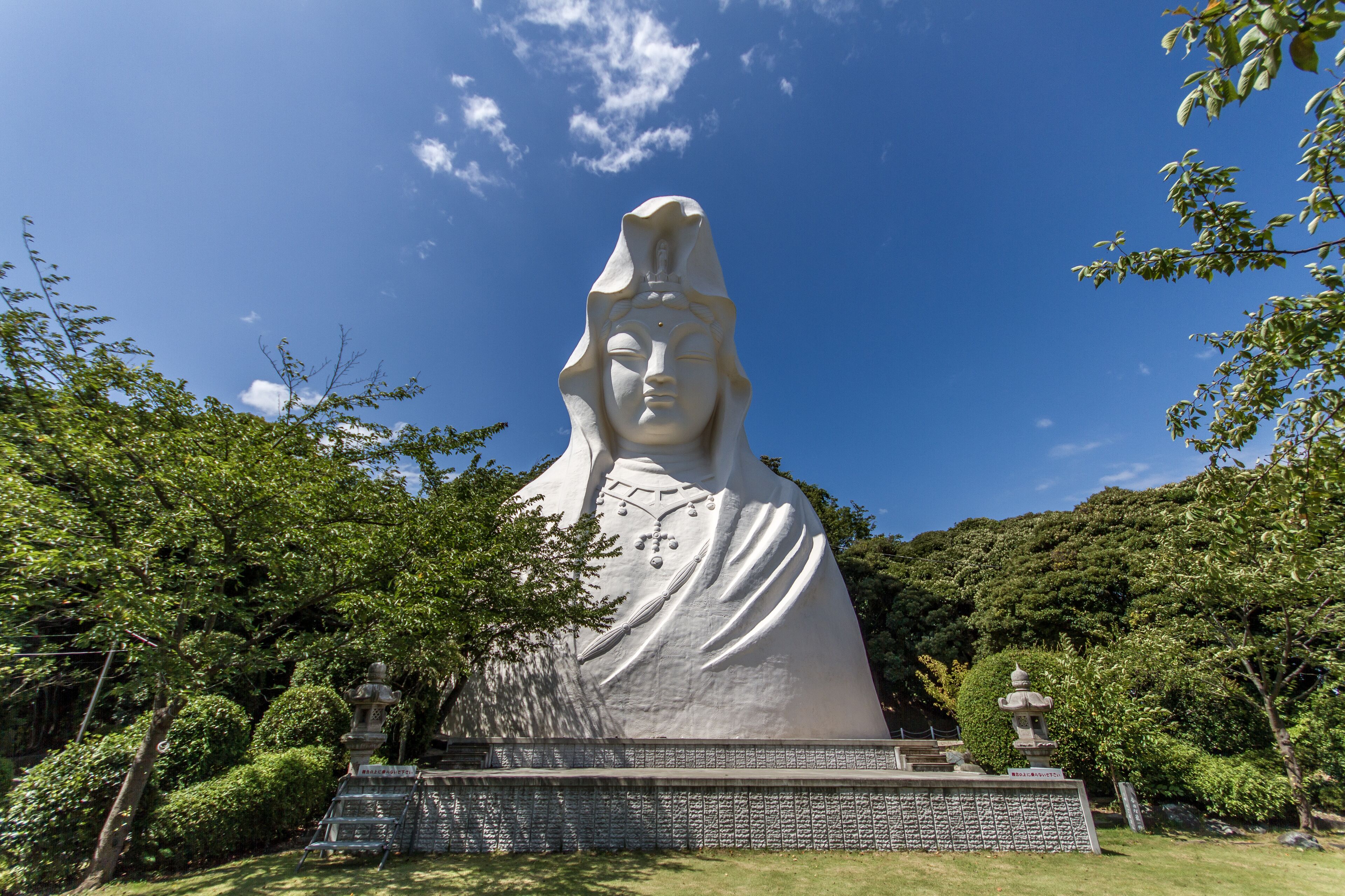 Ofuna Kannon statue in Kanon-ji Temple. Located in Kamakura Distrrict, Japan.