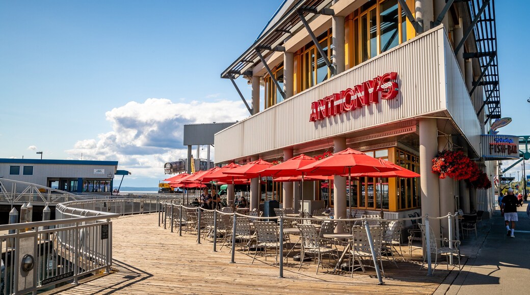 Pier 66 which includes signage