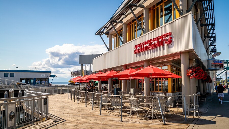 Pier 66 which includes signage