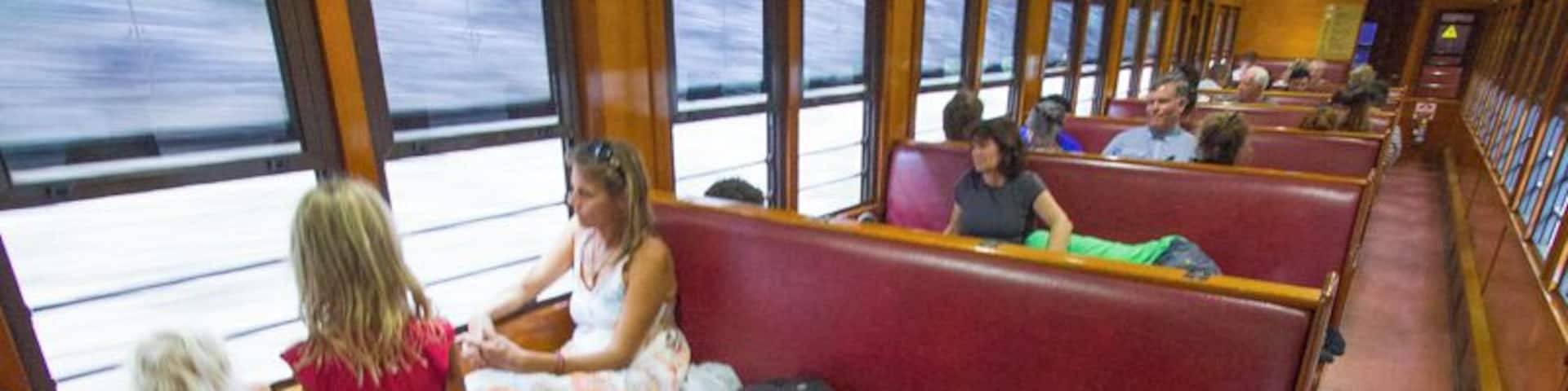 One of best things to do in Cairns is ride the Kuranda Scenic Railway. It's a 90 minute journey that takes you down the mountain to Cairns passing waterfalls, scenic lookouts and over old bridges.
Catch the Skyrail up the mountain from Cairns and then catch the train back down. Or, vice versa.