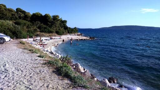 Beautiful Kava beach on Čiovo island near Trogir Croatia. It's on another part of the island and it takes time to arrive there, but is definitely worth it! #EndlessSummer