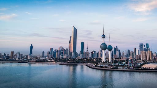 Panorama Kuwait Tower Day Light