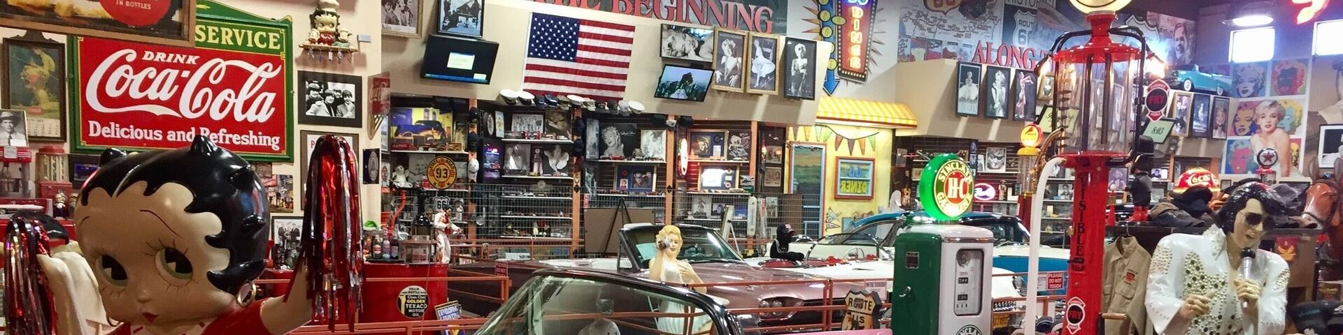 Fun place to stop for a stretch and a bite to eat while traveling I40.