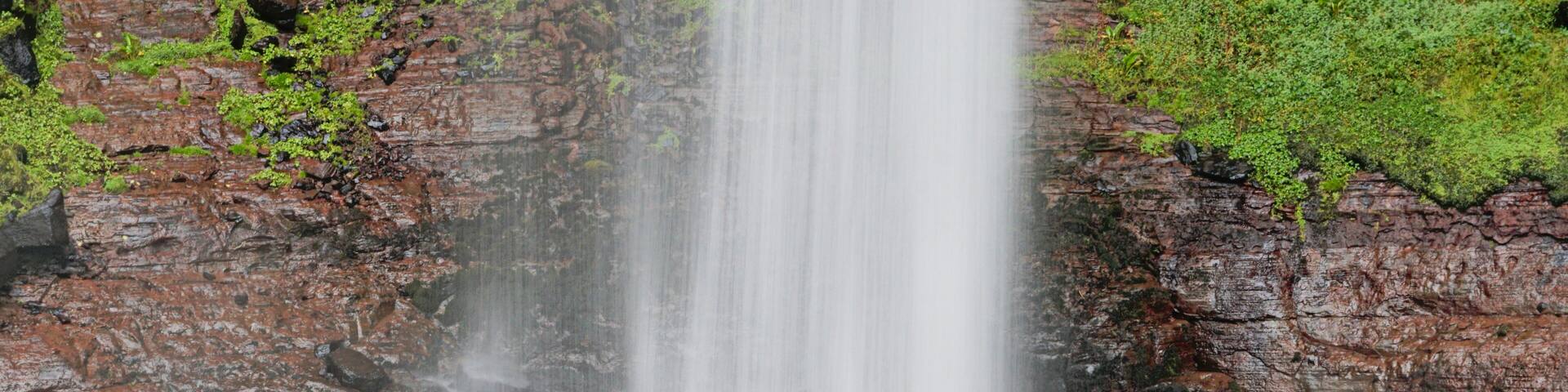 Chania Waterfalls in the Aberdare National Park of Kenya
