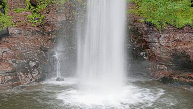 Chania Waterfalls in the Aberdare National Park of Kenya