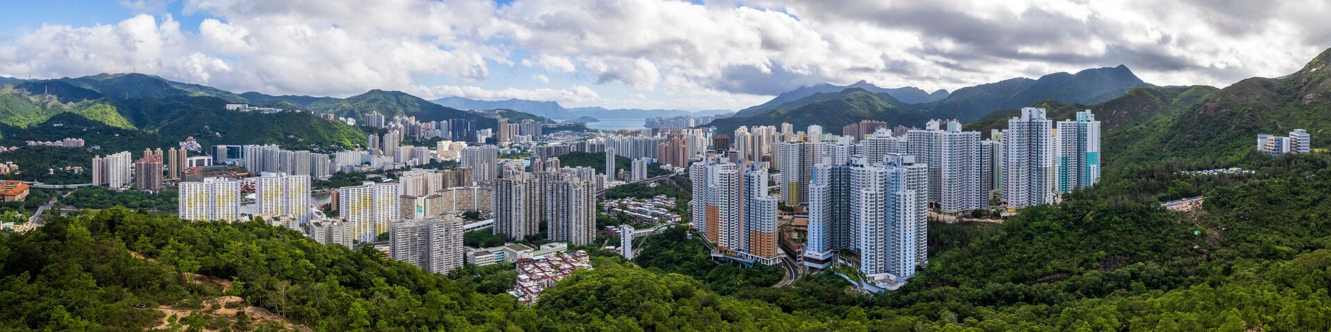 Sha Tin New Town Cityscape