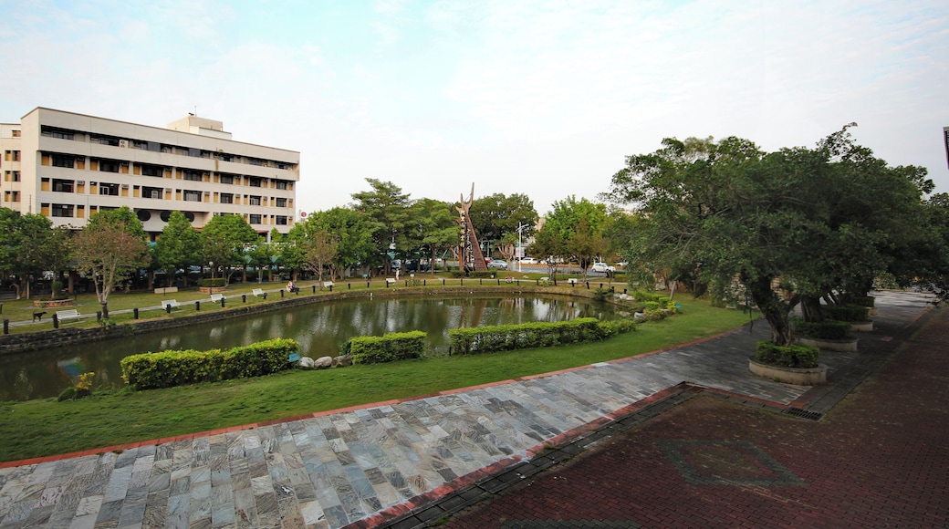 Fir Pond located north of the Cultural Center, Chiayi City, Taiwan.