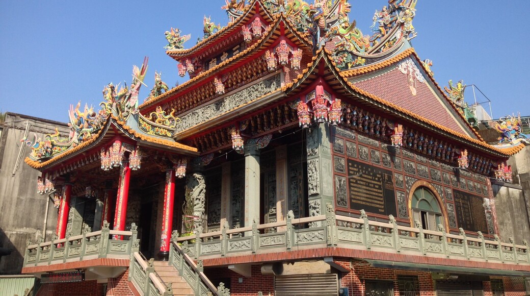 雙溪三忠廟斜照