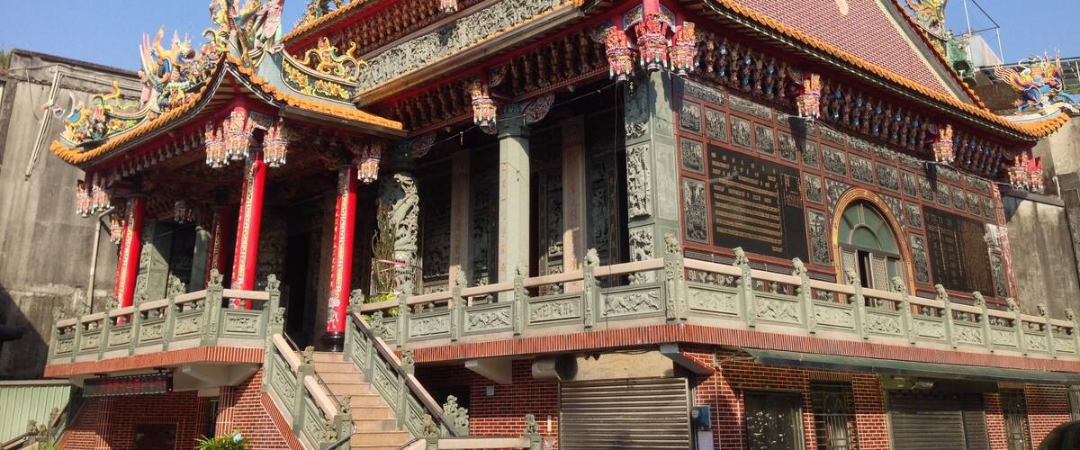 雙溪三忠廟斜照