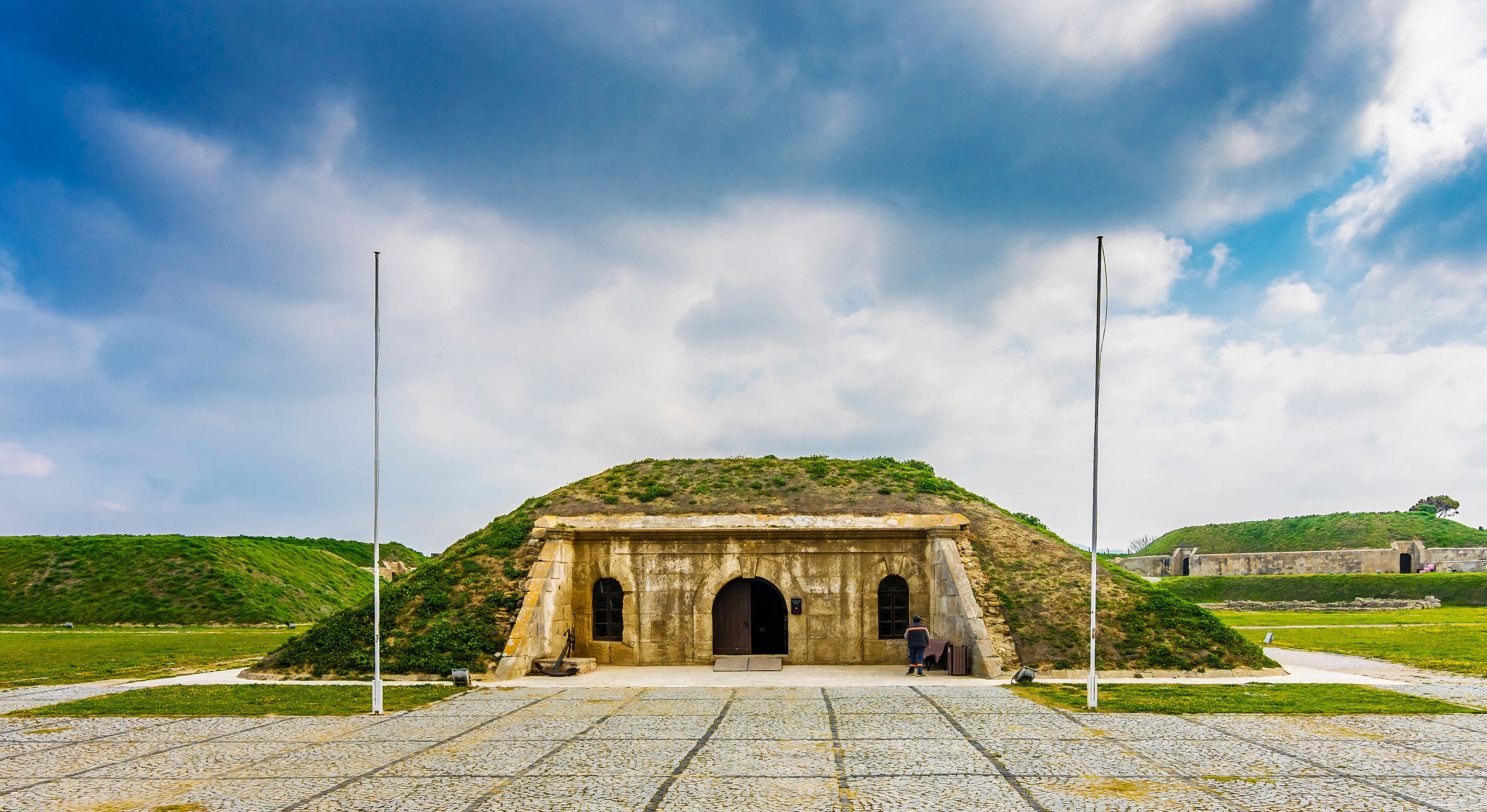 Ertugrul Bataryasi in sunrise Canakkale Province