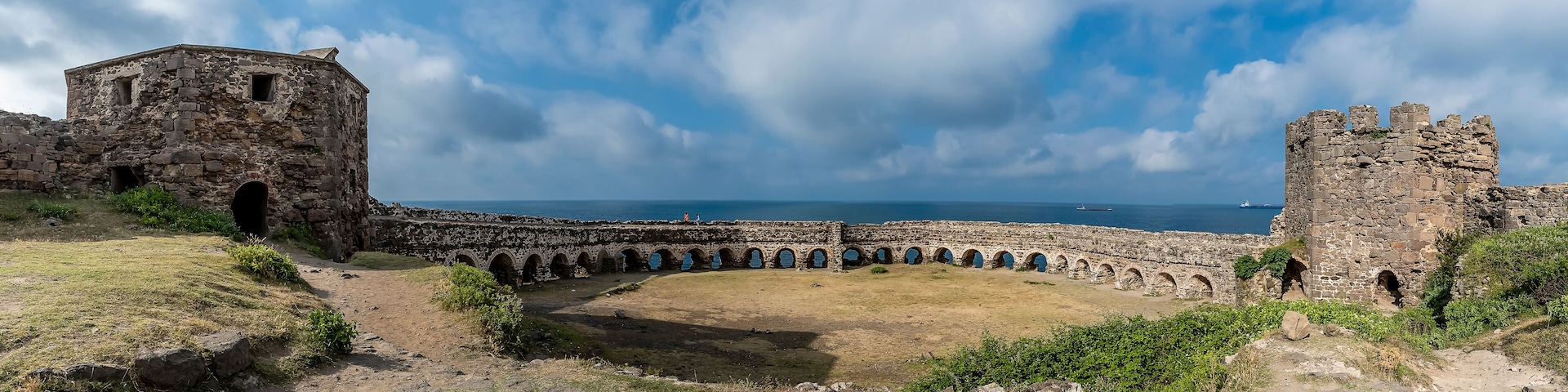 Rumeli Feneri Castle view in Istanbul
