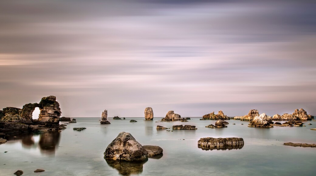 A city of mystical rocks in the province of Kocaeli, kefken and kerpe