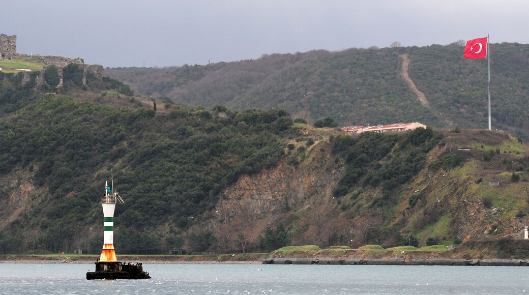 A view from the historic Yoros Castle in Istanbul, Turkey.