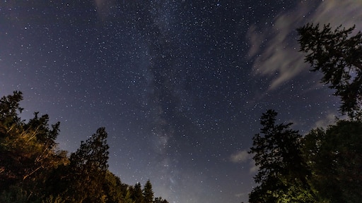 Night sky at Penrose Point.