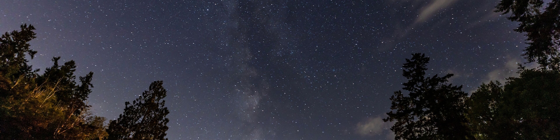 Night sky at Penrose Point.