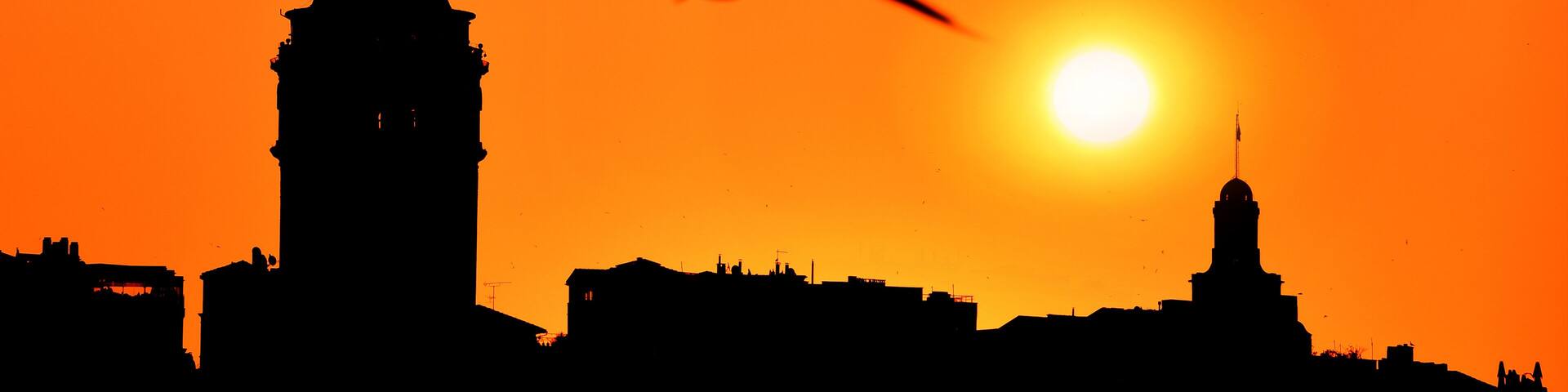 galata kulesi gündoğumu