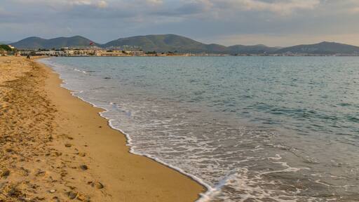 Oren Beach in Burhaniye (Balikesir province, Turkey) at sunset