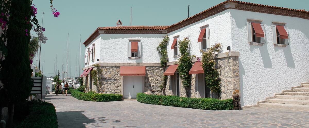 Historical and touristic buildings in İzmir Çeşme and Alaçatı.