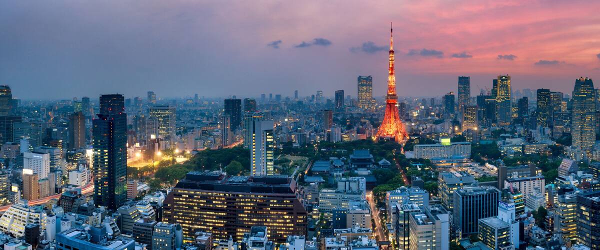 Tokyo Tower bei Nacht