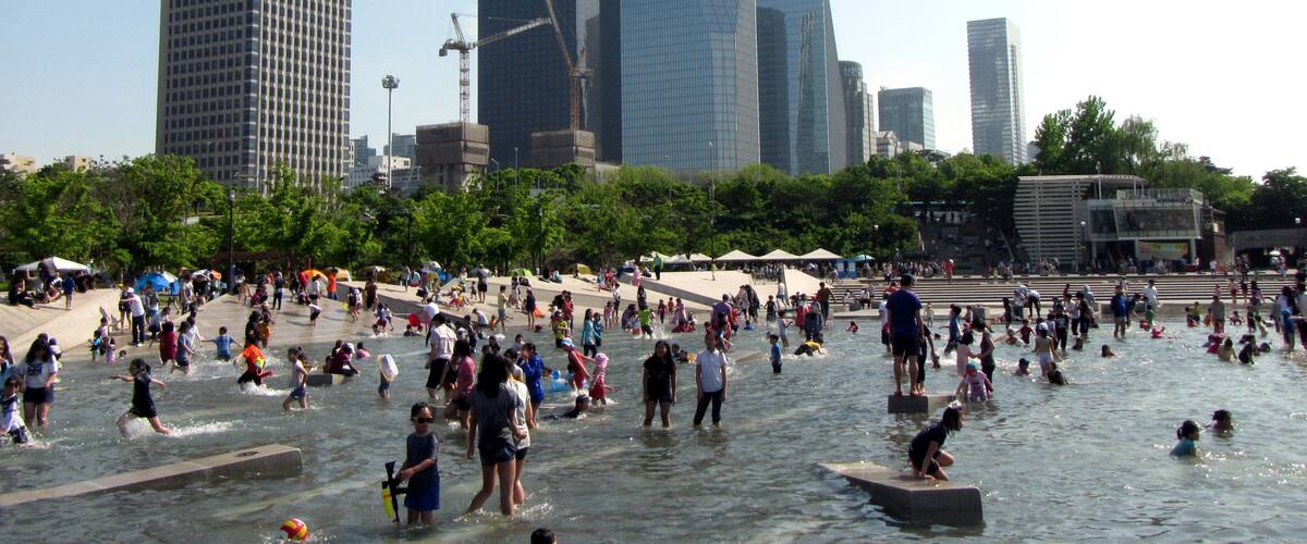 한강공원 Waterpool of Hangang Park 漢江公園