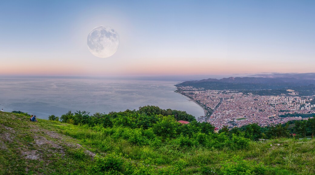 Panoramic Ordu view from Boztepe Hill.