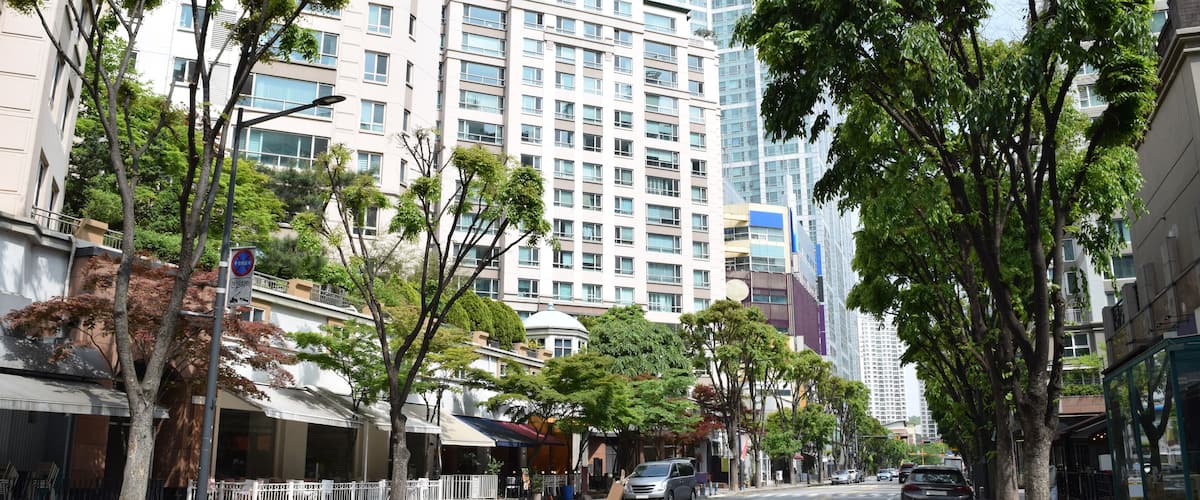 High class residential area in Jeoungja-dong, Bundang-gu, Seongnam City, South Korea