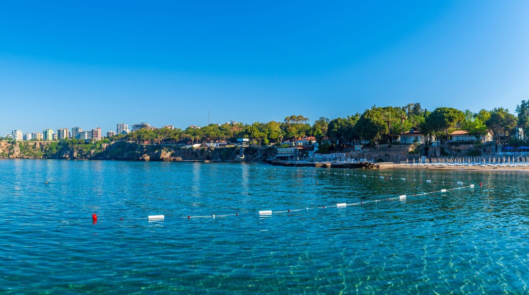 Coastal view of Antalya City in Turkey
