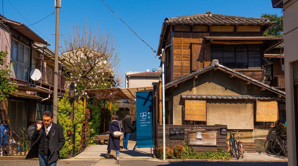 Yanaka featuring street scenes