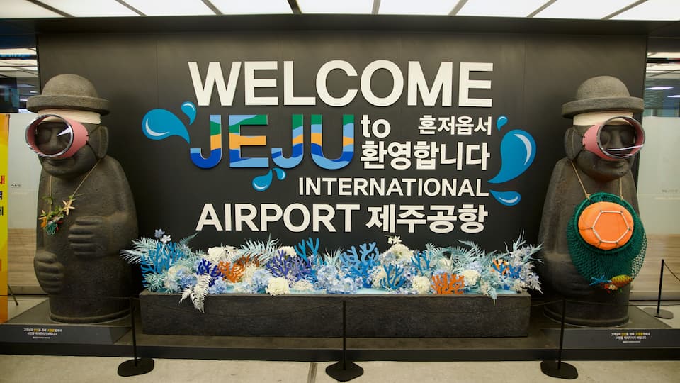Welcome Display at Jeju Airport