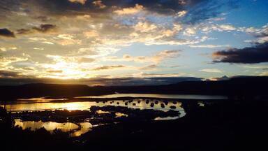 Navajo Lake State Park is a gem a short distance away from the four corners of the USA. World class fishing in the area, big cliffs to jump off from, and and breathtaking sunrises and sunsets...you won't be disappointed! #goldenhour