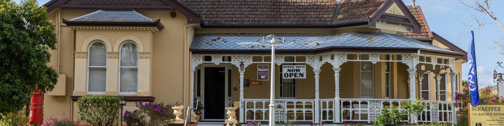 Clarence River Historical Society showing heritage elements and a house