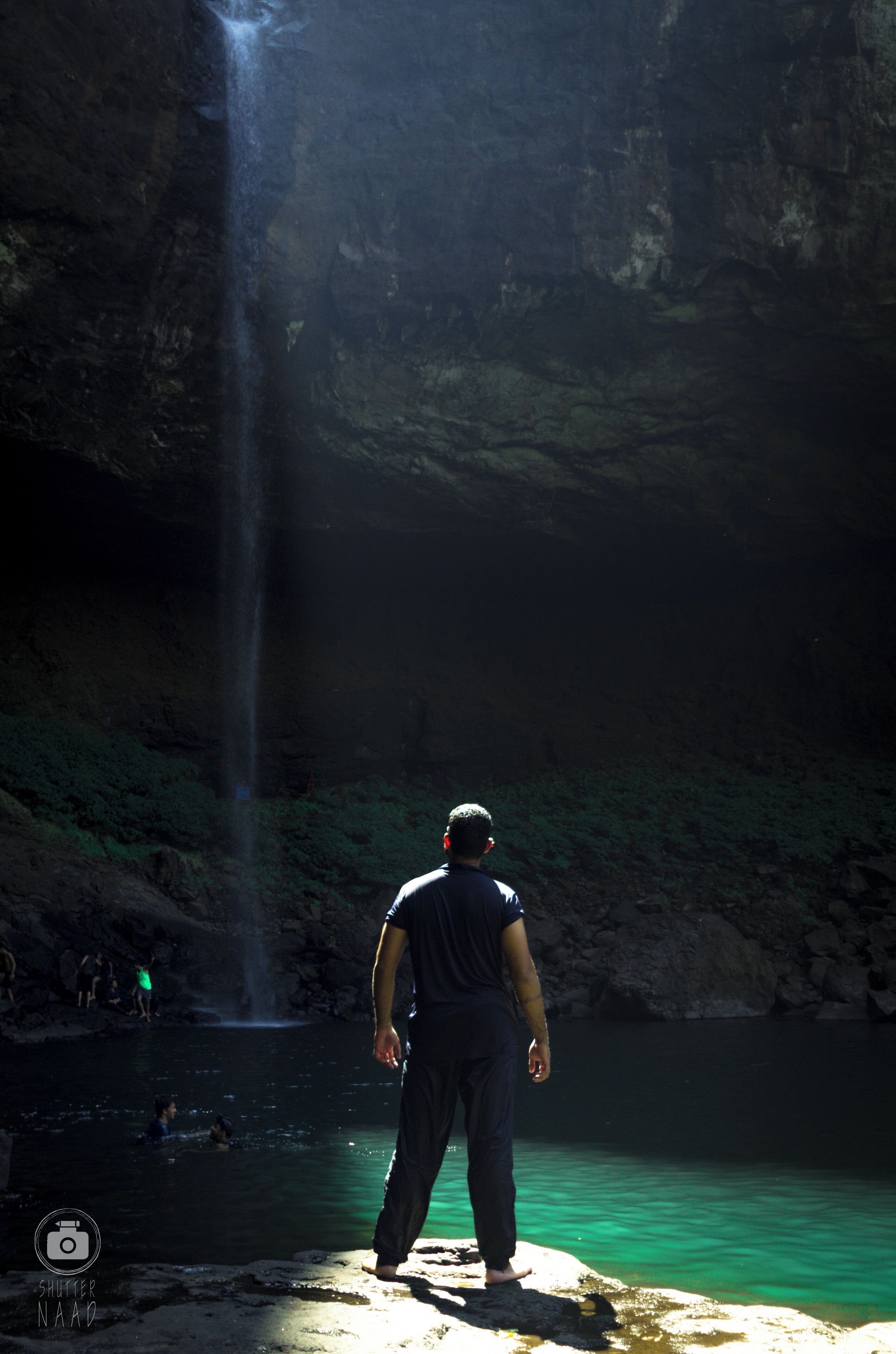 The time was special as we reached this heavenly fall by noon. It was the winter sun which was getting cut by the magnificent waterfall ! Fortunately I got a chance to capture me with it ! Presenting Devkund Adventure , Devkund - God's own waterfall !
#Adventure