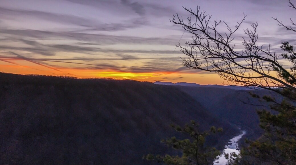 Beauty Mountain Sunset in February